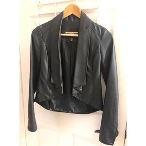 Dynamite Black Leather Jacket XS